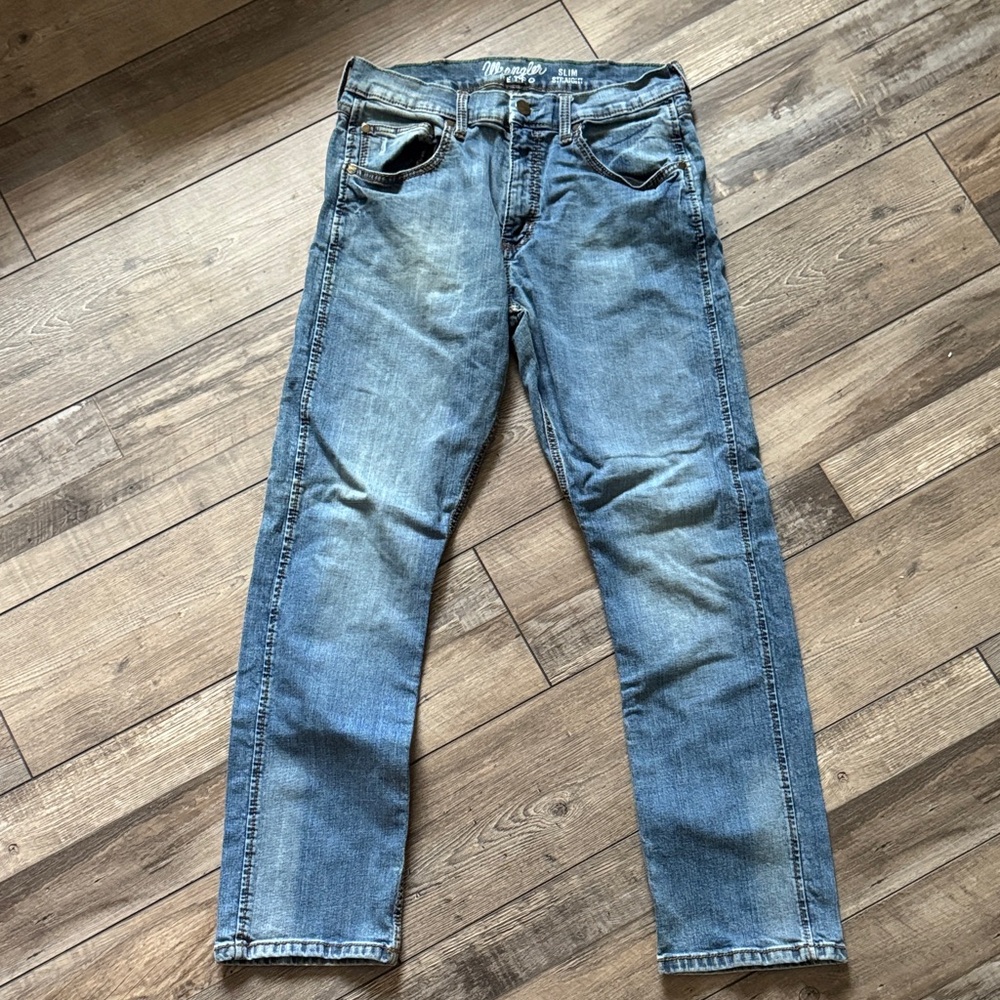 Wrangler Retro Straight Blue Jeans 34-32